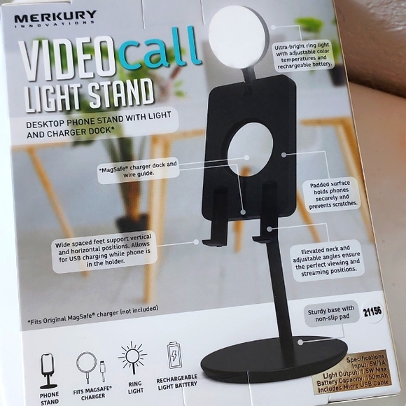 Desktop Phone Stand with Light - Picture 3 of 8